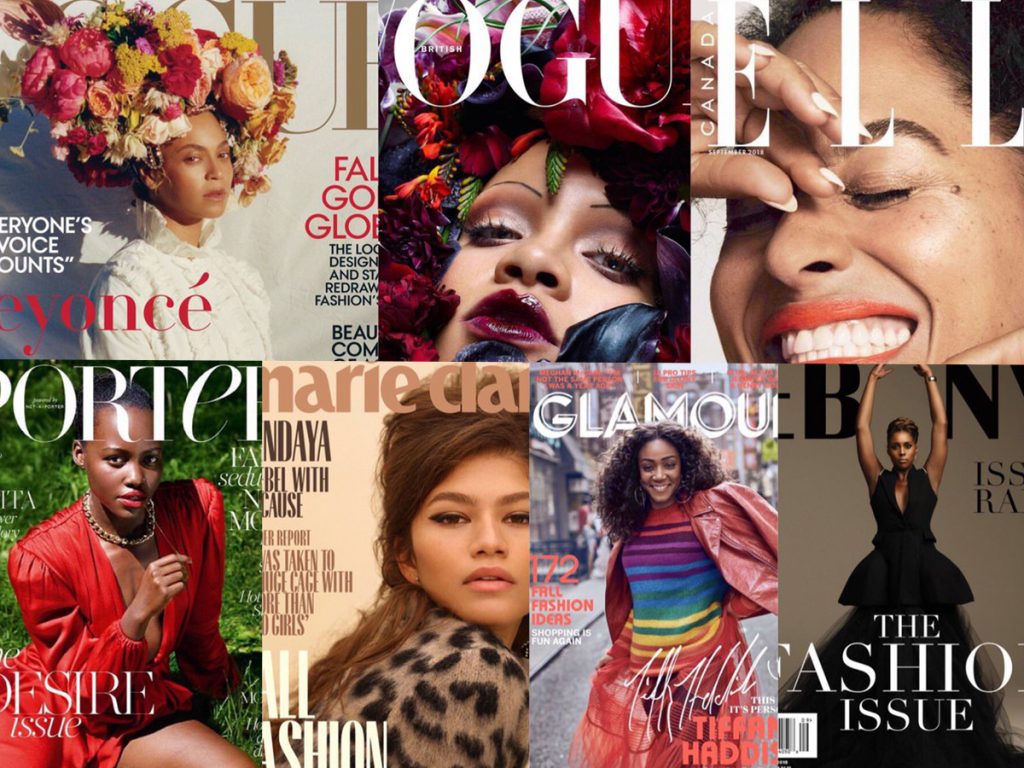black female artists takeover September magazine covers