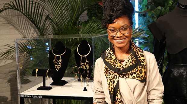 the feat douriean fletcher black panther jewelry