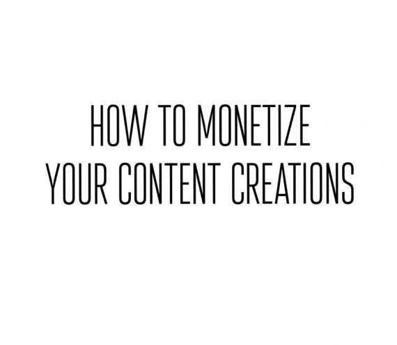 DIY: How To Monetize Your Creative Side