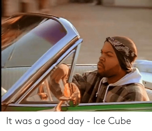 Ice Cube Today Was A Good Day