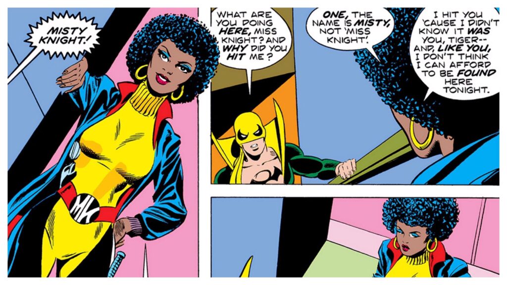 Misty Knight first black female superhero